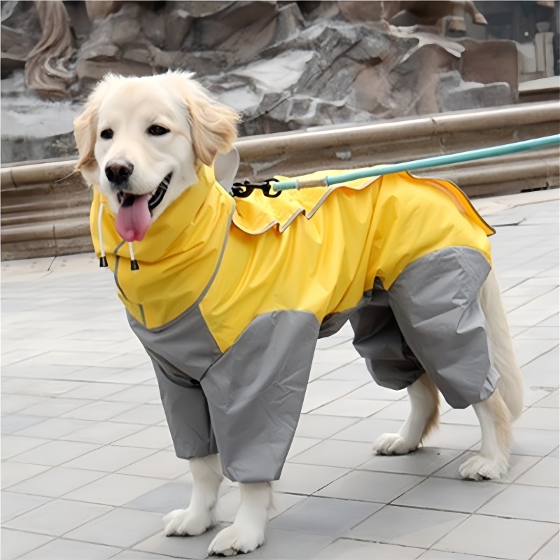 Dog Raincoat - Outdoor-Hunde-Regenmantel, Overall, wasserdicht, Hundeanzüge, Regenumhang für