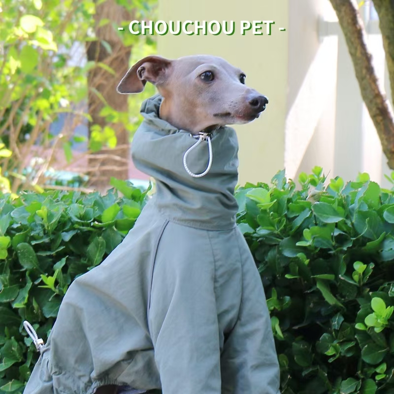 Dog Raincoat - Italienischer Windhund-Regenmantel für Herbst und Winter,