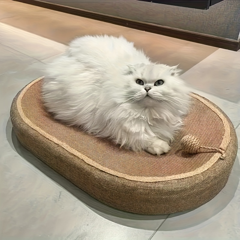 Cat Scratching Post - 1 Stück runder Katzenkratzpfosten aus Sisal,