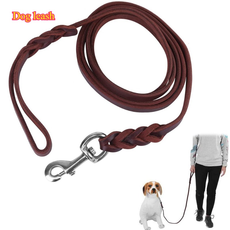 Pet Supplies First - Erste Schicht Rindsleder Leine Deutscher Schäferhund
