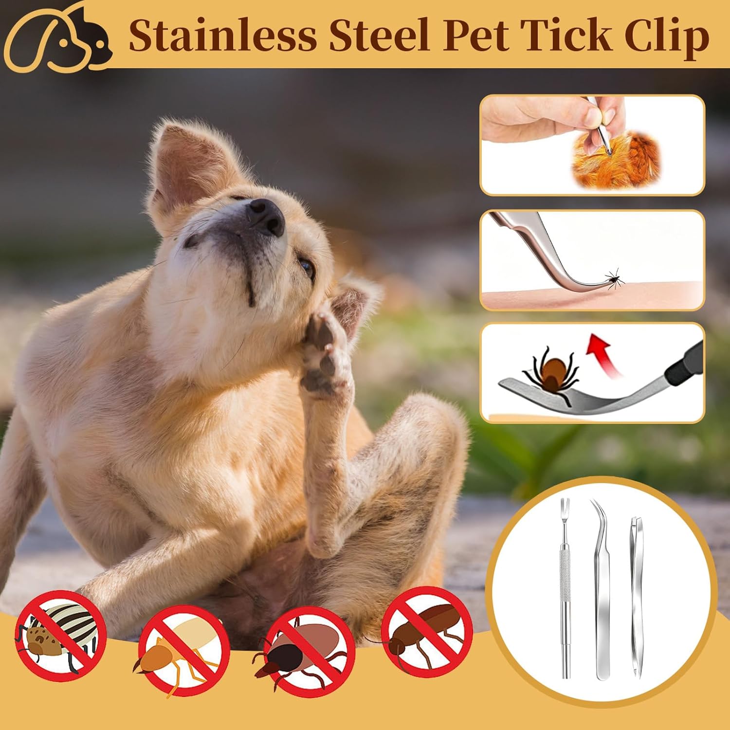 Zeckenentferner-Pinzetten-Set, – Pet Supplies First Bewertung und Preis