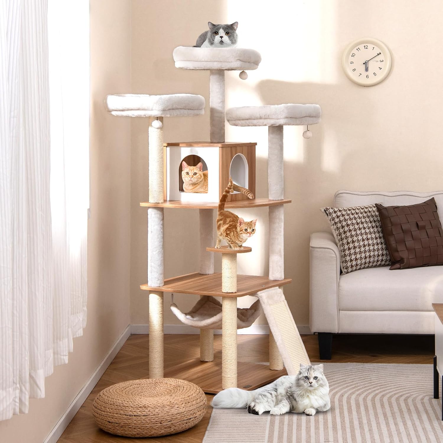 Hoher Katzenbaum, 173 cm Moder – Cat Scratching Post Bewertung und Preis