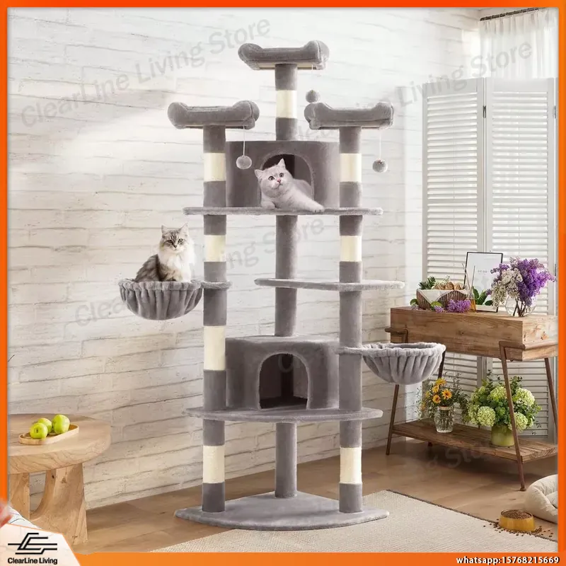 Fächerförmiger Eck-Kratzbaum 1 – Cat Scratching Post Bewertung und Preis