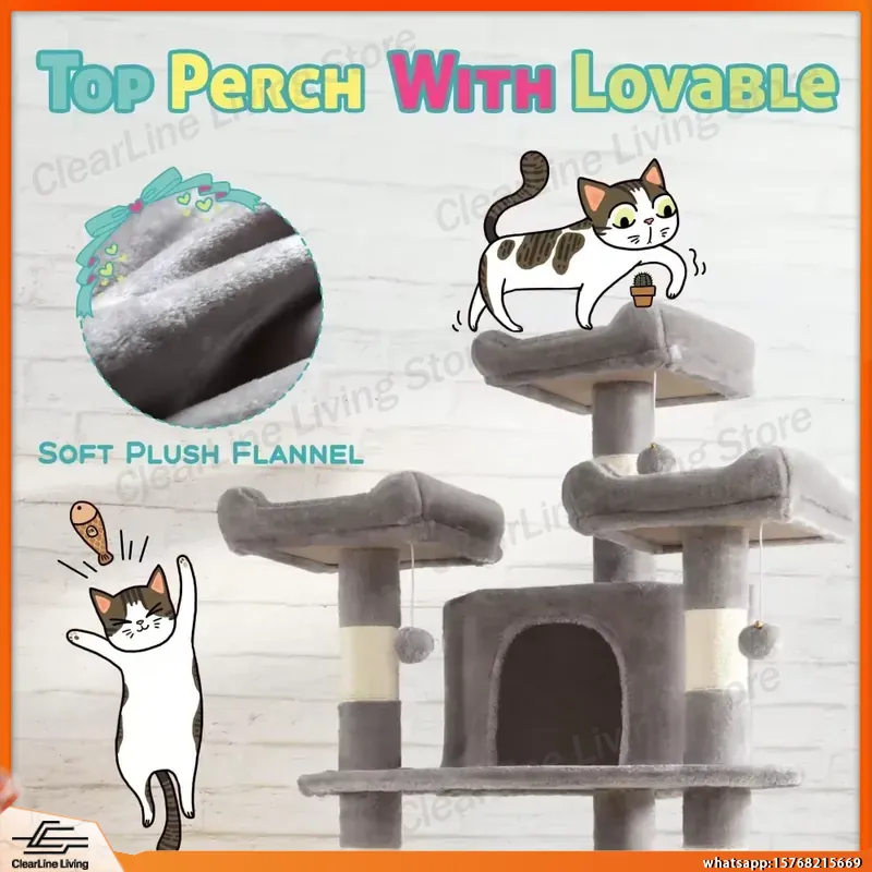 Fächerförmiger Eck-Kratzbaum 1 – Cat Scratching Post Bewertung und Preis