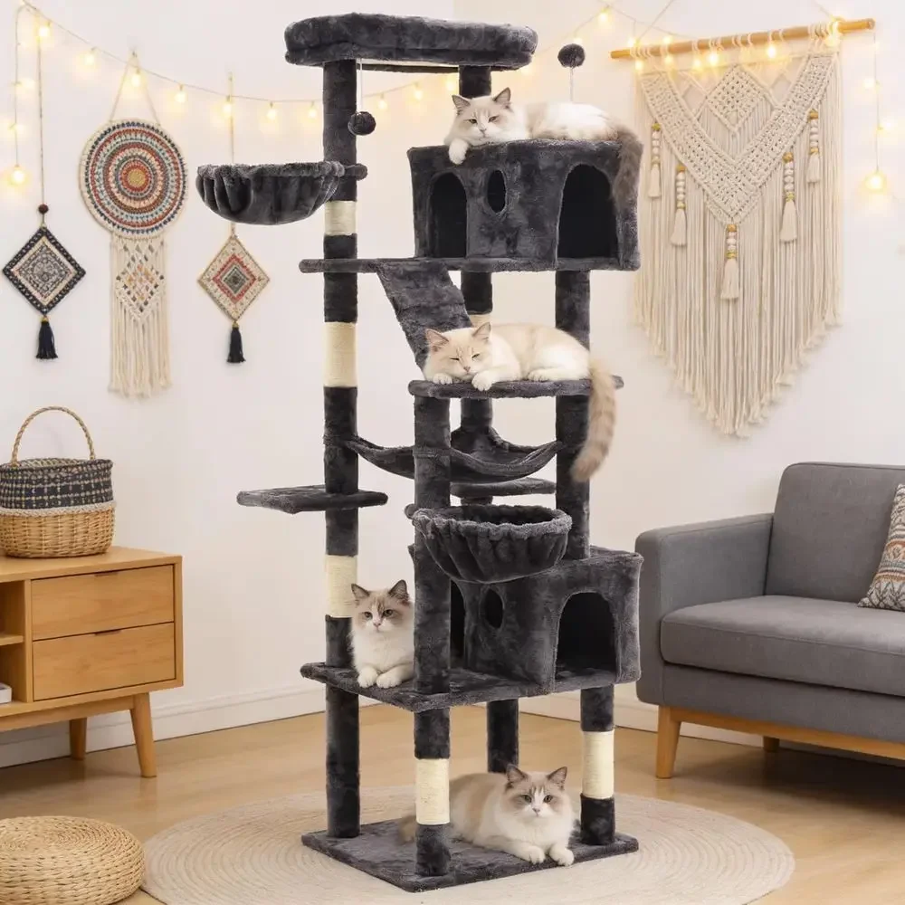 74 Zoll hoher Katzenbaum mit K – Cat Scratching Post Bewertung und Preis