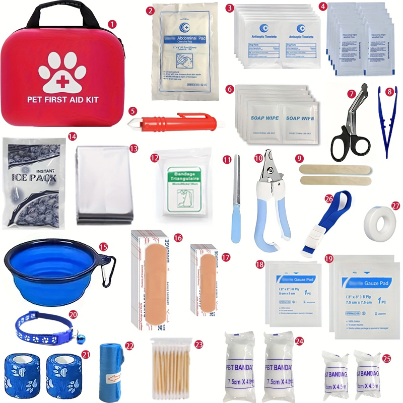 Haustier-Erste-Hilfe-Set: Enth – Pet Supplies First Bewertung und Preis