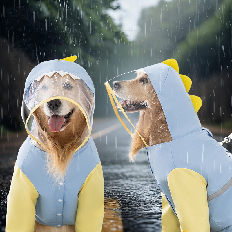 Großer Hund Dinosaurier Regenm – Dog Raincoat Bewertung und Preis