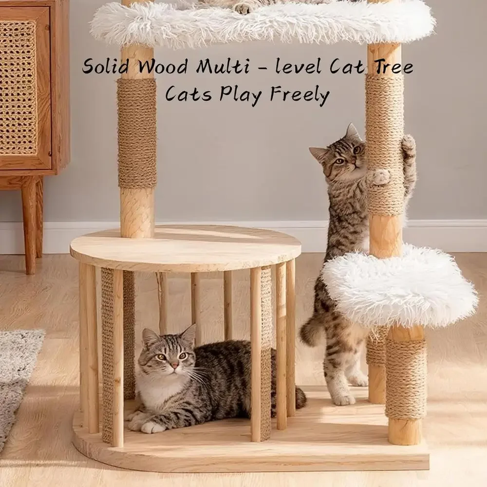 Natürlicher Holz-Katzenturm mi – Cat Scratching Post Bewertung und Preis