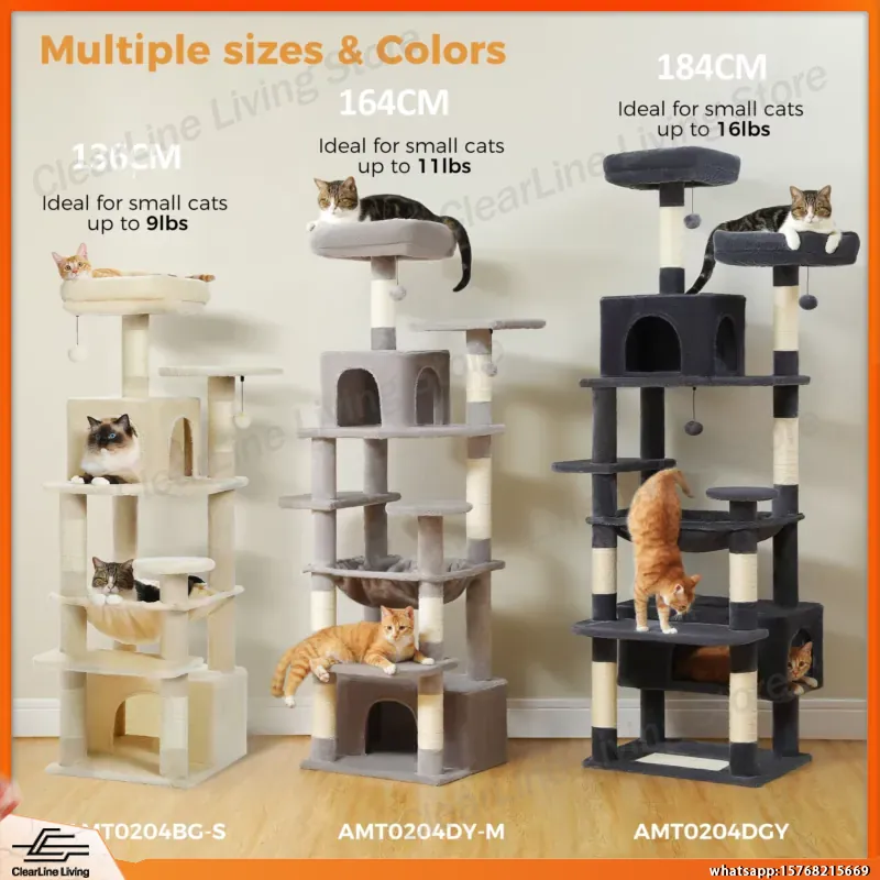 Großer Katzenbaum für Wohnungs – Cat Scratching Post Bewertung und Preis