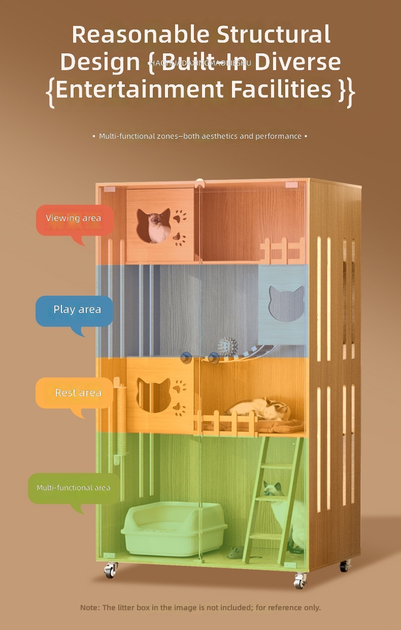 Großes Mehrstöckiges Katzenhau – Cat Scratching Post Bewertung und Preis